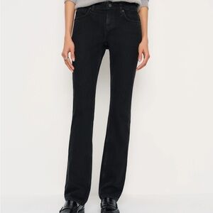 Reformation Black Boot Cut Jeans
